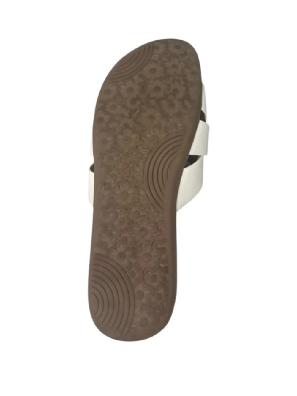 Cliffs by White Mountain Fortunate Women's White Wedge Slip On Slide 8.5 - NWB